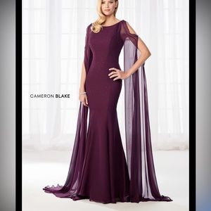 Plum dress by Cameron Blake